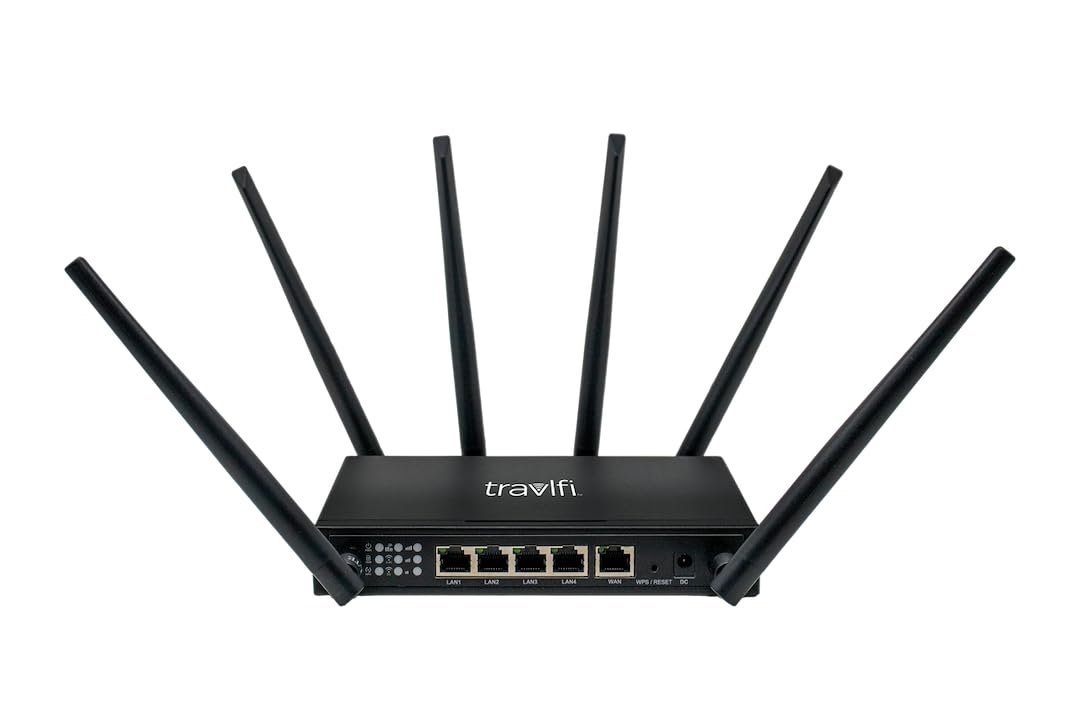 JourneyXTR LTE TravlFi RV WiFi Router | RV Internet with Multiple Networks, Pay As You Go and No Contracts | Internet for Motorhomes and Camper Trailers