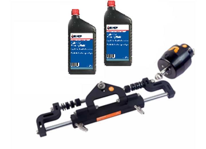 Hydraulic Steering Kit EMP OH-175-OT-EMP for Engines Up to 175 HP - Includes Helm and Cylinder