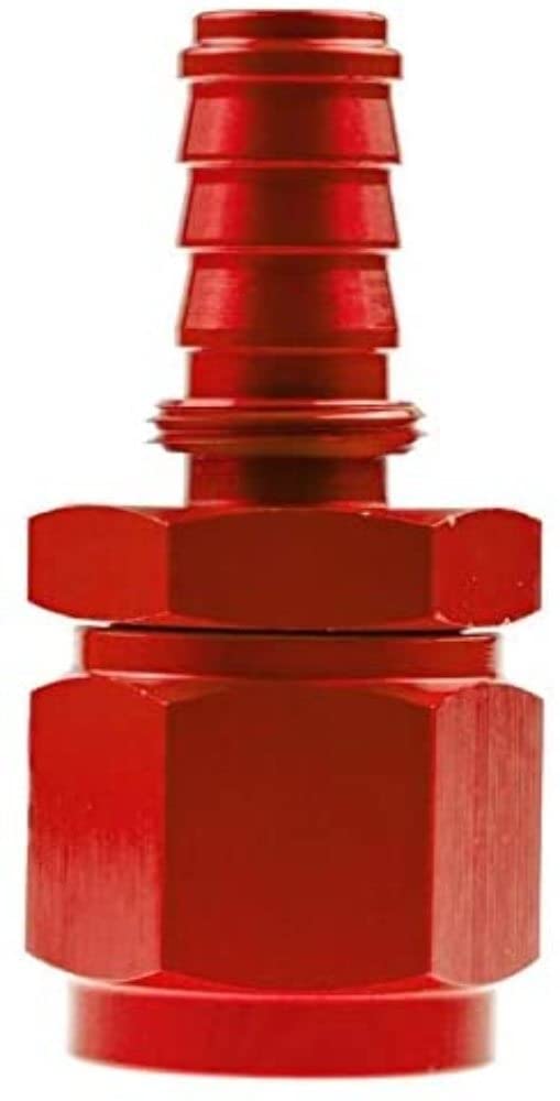 7000-16-3 Crimp Style Hose End (Red), Redhorse Performance, 1 Pack