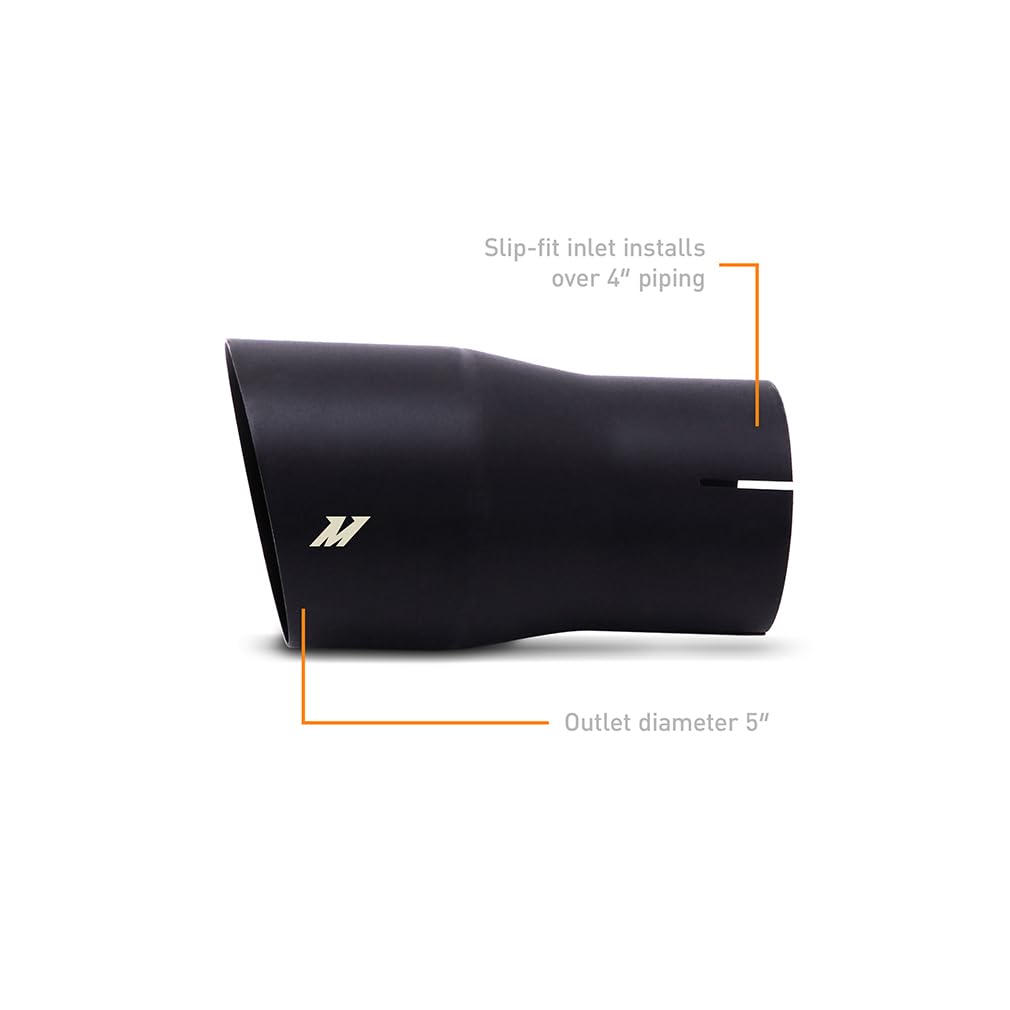 Mishimoto Exhaust Tip Single Wall, 4" inlet, 5" Outlet