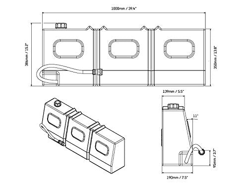 Slanted Front Runner Water Tank