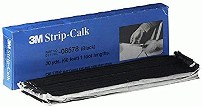 3M Strip Caulk Install Bay Progressive Concepts Box of 60 Strips 1 Inch