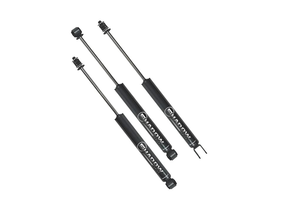 SUPERLIFT SUSPENSION RealTruck Shadow Series Shock with Hardware | 24.00" Extended and 14.50" Collapsed (Eye to Eye Mount) | 87114 | Fits 1988-1998 K1500/K2500 & Others