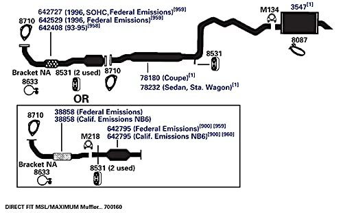 Exhaust Pipe AP Exhaust Products 78232