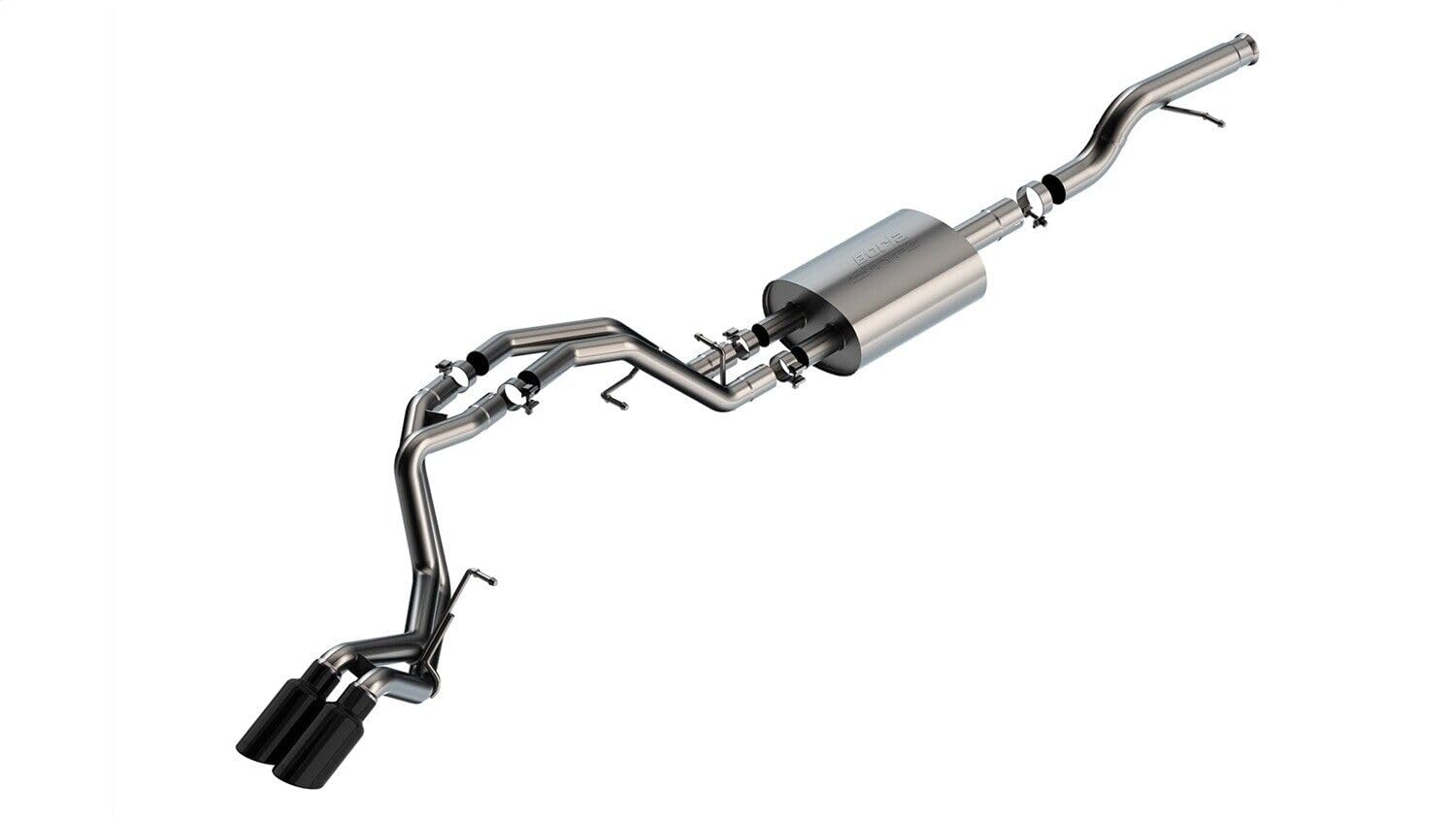BORLA Cat-Back 140855BC Perf. Exhaust System for 2021-2024 Chevrolet Tahoe LS/Tahoe LT/Tahoe RST/Tahoe Z71/ GMC Yukon SLE/Yukon SLT/Yukon AT4 5.3L V8 Automatic Transmission 2 & 4 Wheel Drive 4 Dr