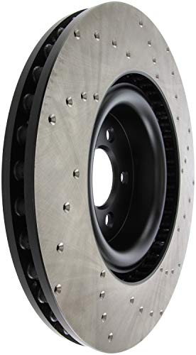 Sport StopTech 128.61116R Cross Drilled Brake Rotor (Front Right), 1 Pack