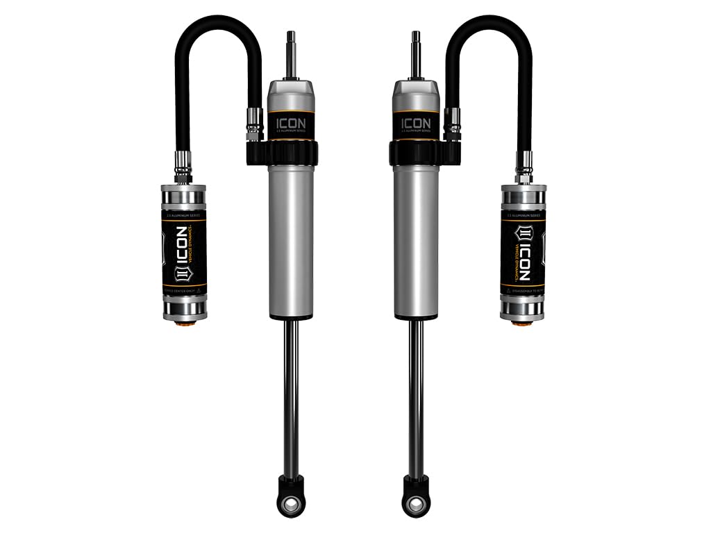 0-3 Lift ICON, Front, 2.5 VS RR Shocks, Pair, Compatible with 1998-07 Toyota Land Cruiser, 57807P