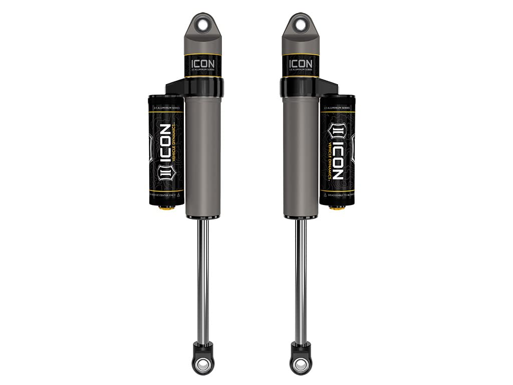 ICON 2.5 VS Rear Shocks PB Reservoir, Pair, Compatible with 2009-23 Ford F150 2/4WD/ 2004-08 F150 4WD, 97720P