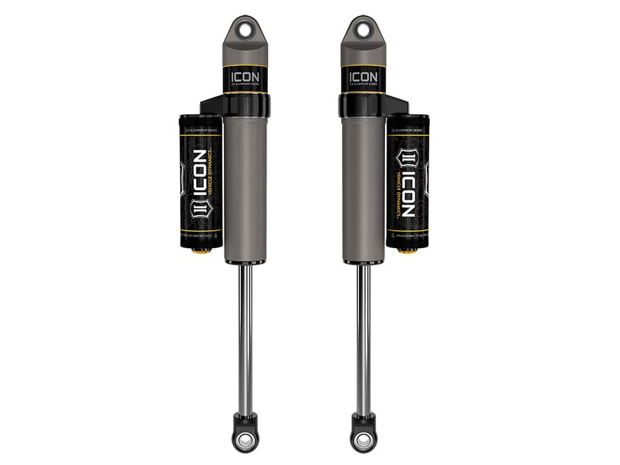 ICON 2.5 VS Rear Shocks PB Reservoir, Pair, Compatible with 2009-23 Ford F150 2/4WD/ 2004-08 F150 4WD, 97720P