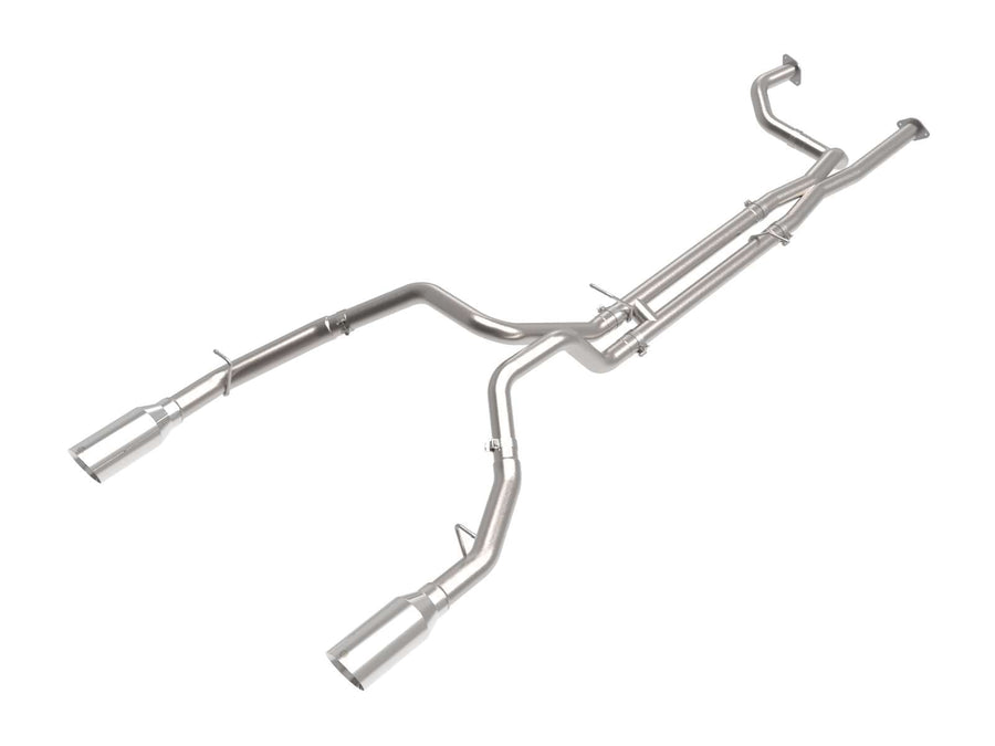 Vulcan Series aFe POWER 49-32084-P Cat-Back Exhaust System, 3" to 3-1/2" 304 Stainless Steel, Polished Tips, for 2021 RAM 1500 TRX