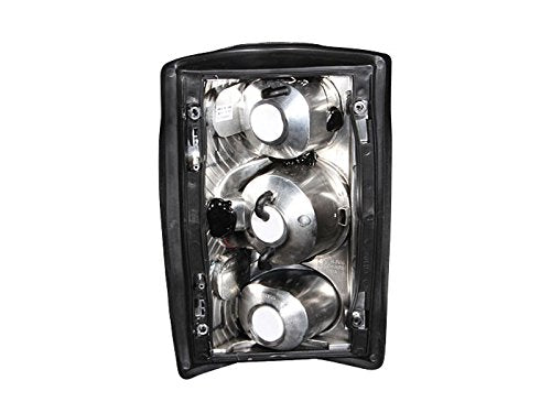 Black Euro Tail Light Set-Clear Lens ANZO USA 211051