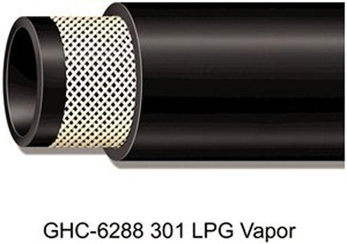 Gates Type A 32200461 Chloroprene Fuel-Master LPG Vapor Petroleum Transfer Hose, 125 Maximum Pressure, 700' Length, 375" ID
