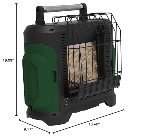 Dyna-Glo XL 18K BTU Grab N Go Portable Propane Heater - Green