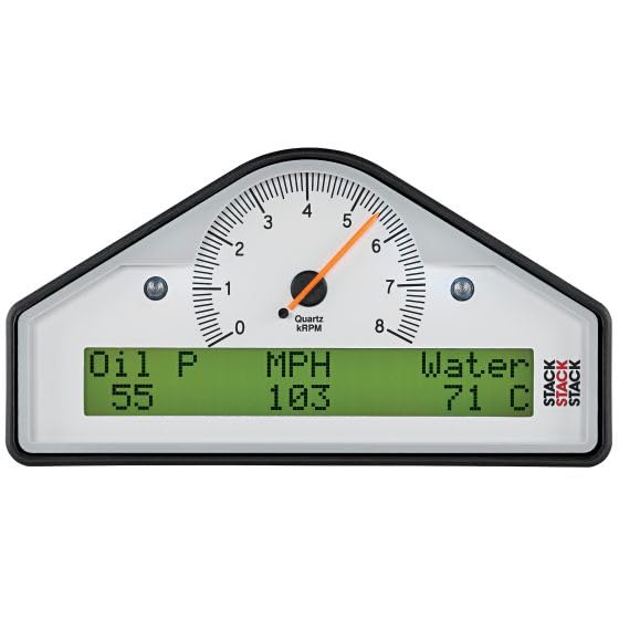 AutoMeter Street Dash ST8130-D, Wht, 0-3-8K RPM (Psi, Deg. F, Mph)