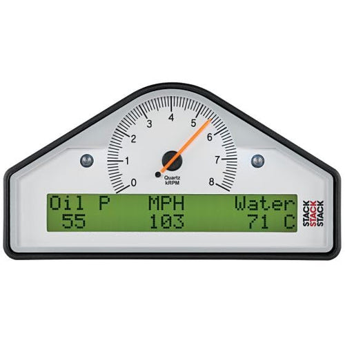 AutoMeter Street Dash ST8130-D, Wht, 0-3-8K RPM (Psi, Deg. F, Mph)