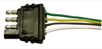 Trailer Peterson B5400A Connector, 4-Way, 12" Lead Wires