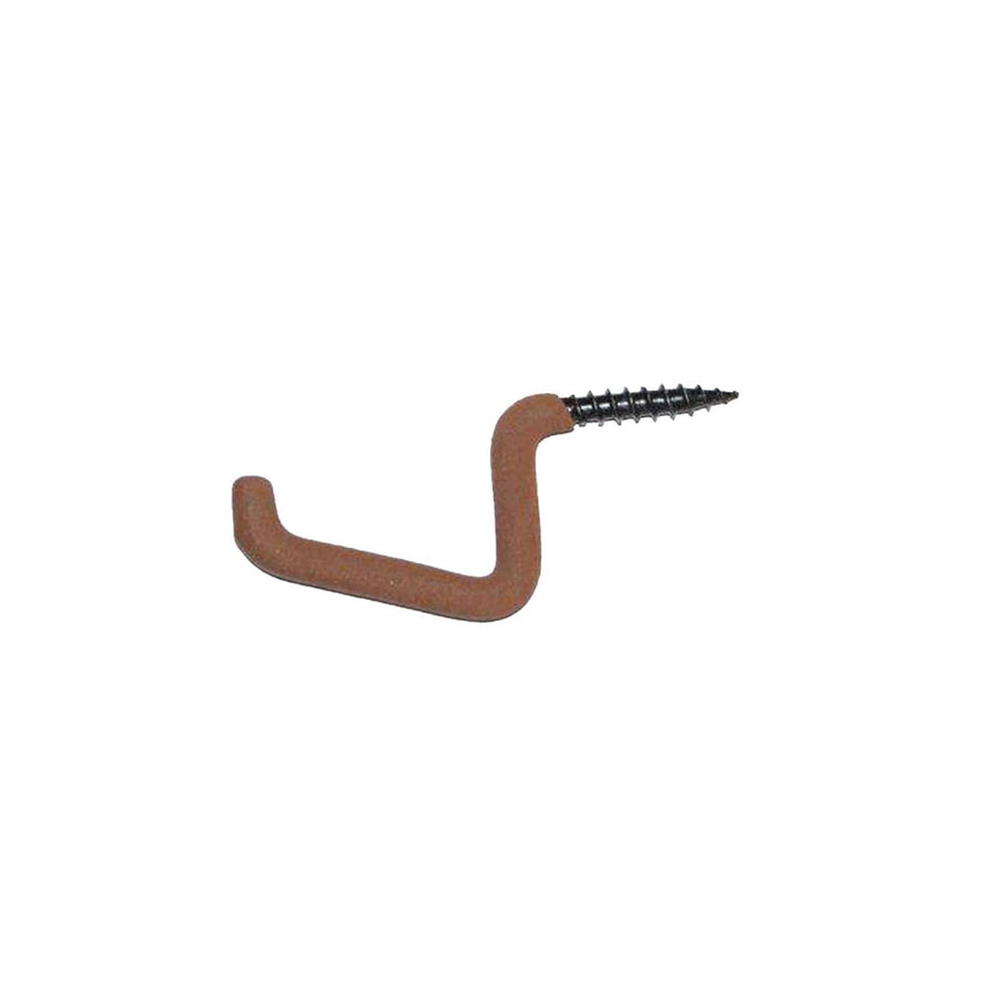 HME Accessory Compact Rubber-Coated Steel Hook Holder | Angled to Eliminate Accidental Drops | Sharp Tip | 3 Pack (Blister)