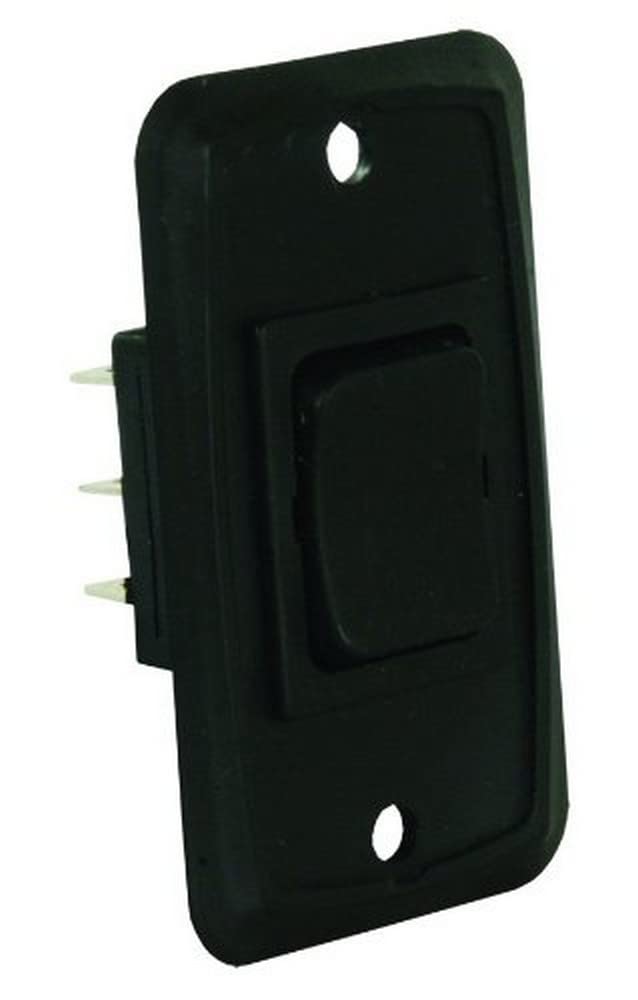 DPDT JR Products 12825 Black Mom-On/Off/Mom-On Switch