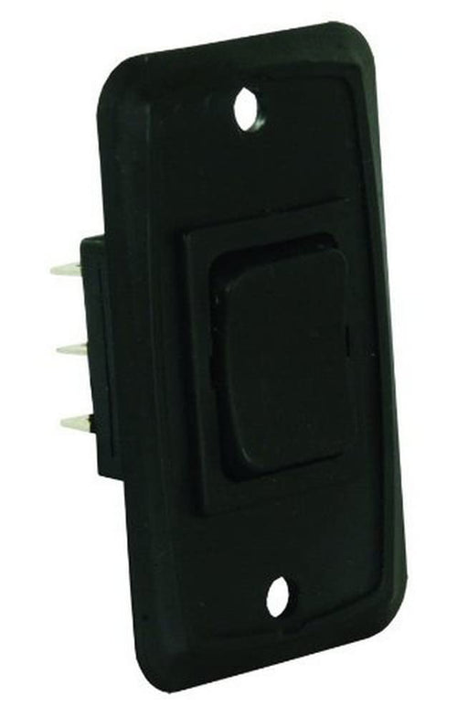 DPDT JR Products 12825 Black Mom-On/Off/Mom-On Switch