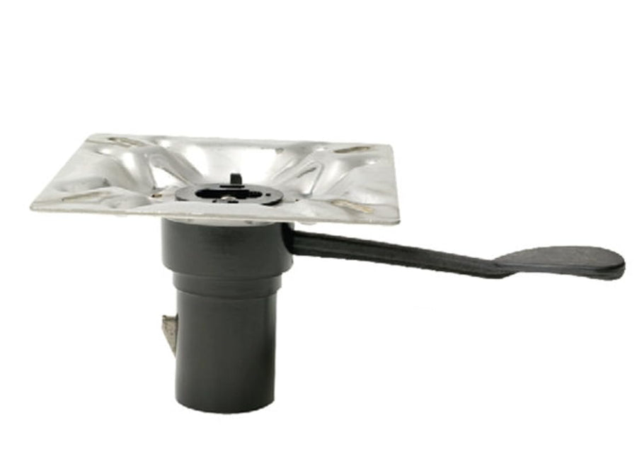 238 Series Attwood Seat Mount - Plated Steel, Forward Handle, 3° Tilt