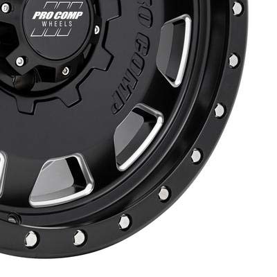 PRO COMP 18X96135SATIN BLACK/MILLED WHL 2500 lbs.