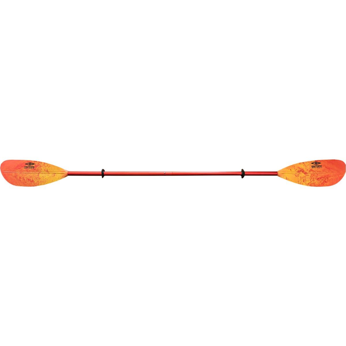 Magic Carlisle Mystic Kayak Paddle with Polypropylene Blades and Aluminum Shaft, 230cm - Sunrise