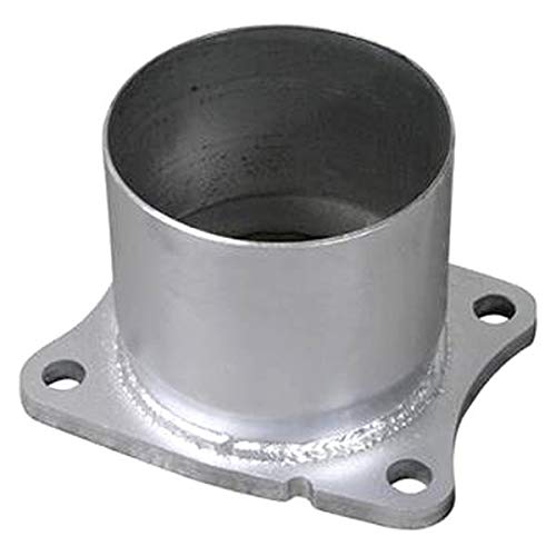 ADAPTER Diamond Eye 4-BOLT FLANGE 4in INNER DIA CLAMP-ON AL: 01-05 CHEVY/GMC 6.6L 2500/3500 CHV-FBA (321045)