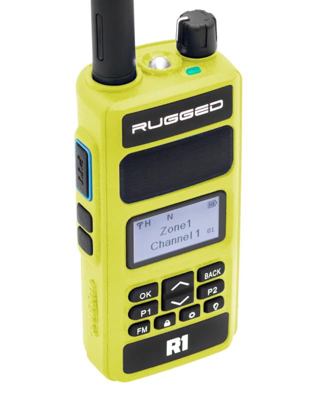 Business Band Two-Way Handheld Radio - Durable R1 Digital & Analog by Rugged Radios