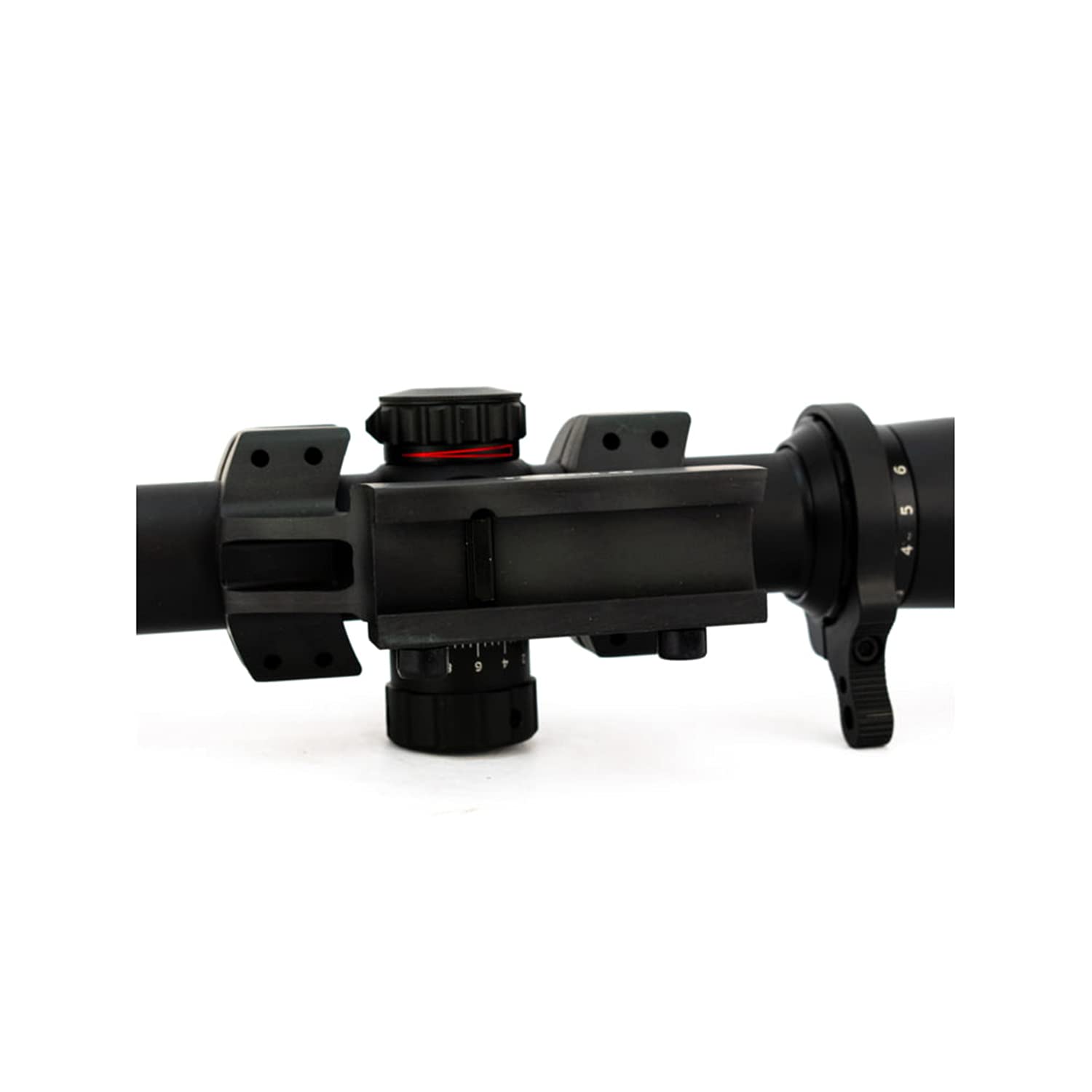 TRUGLO 30 Series Tru-Brite 1-6 x 24mm Tactical Hunting Shooting Durable Waterproof Fogproof Shock Resistant 30mm Aluminum Tube Dual-Color Illuminated Reticle Riflescope Flip-Up Lens Caps Included