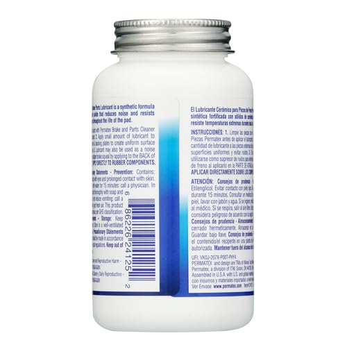 Ceramic Extreme Brake Parts Lubricant Permatex, 8 oz., Pack of 1