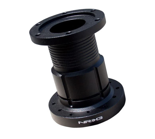 NRG Innovations Steering Wheel NRG-SRK-4SPBK 4 spacer, 6x70 and 6x74mm Bolt Patterns, Universal, 4" depth