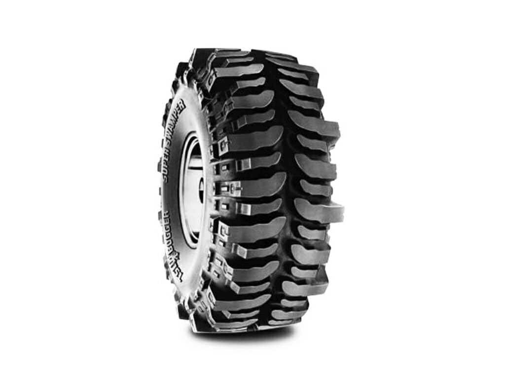 6 PLY 19.5/44-17LT Black SIDEWALL Super SWAMPER TSL/BOGGER-Nylon-TUBEL