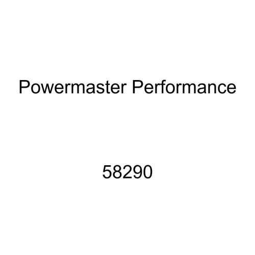 Alternator Powermaster 58290 Black (AD244 165A 6 Groove Pulley Trans Mating with 4 pin OE Hookup PLFS)