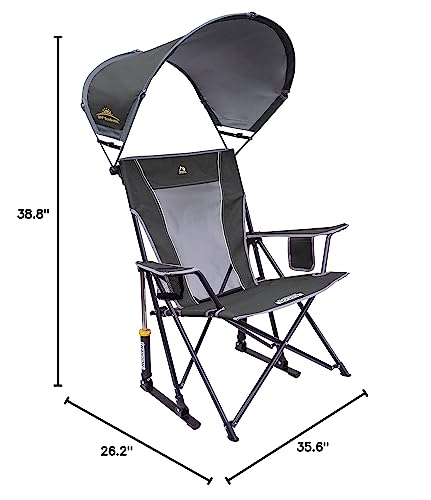 GCI Outdoor Rocking Chair Sunshade with Canopy Outdoor