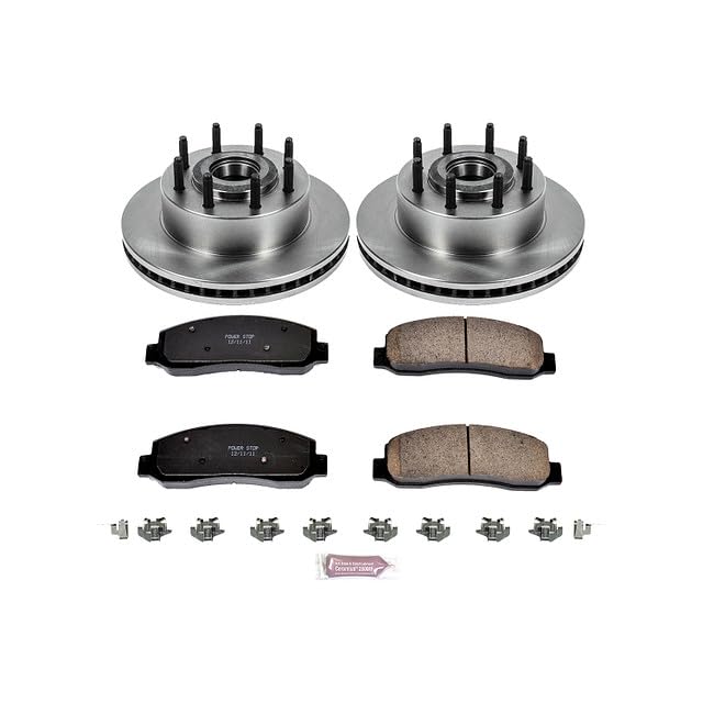 Brake Kit PowerStop For F-250 Super Duty 2009-2011, F-350 Super Duty 2010-2011 [Model Specific] - Autospecialty Front OE Disc Rotors & Ceramic Brake Pads Replacement, KOE5588