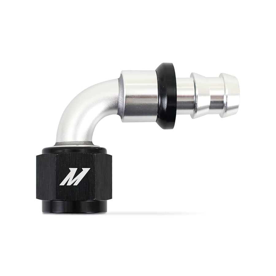 8AN Mishimoto Push-Lock Fitting, 90-Degree