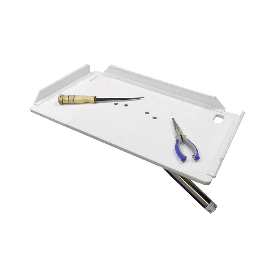 TACO Metals Adjustable Taco Marine P01-2120W Poly Filet Table - 20"