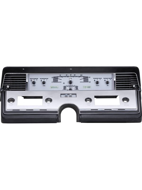 Dakota Digital VHX-66L-S-W Analog Gauge System Compatible with 1966-69 Lincoln Continental Silver Alloy White Backlighting