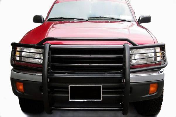 Grille Brush Black Horse Bumper Guard Modular Compatible with 1996-1998 Toyota 4Runner|1998-2000 Toyota Tacoma-17T80202MA