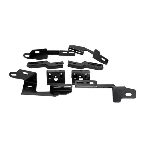 Running Board Mounting Brackets TrailFX R0005MK Fits Toyota 4Runner 2010-2024 Adjustable Rocker Panel Mounts, No Drilling Required, Compatible with TrailFX Running Boards