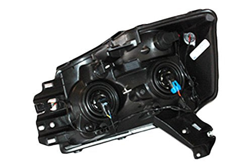 Right TYC Headlight Assembly Compatible with 2004-2007 Nissan Titan