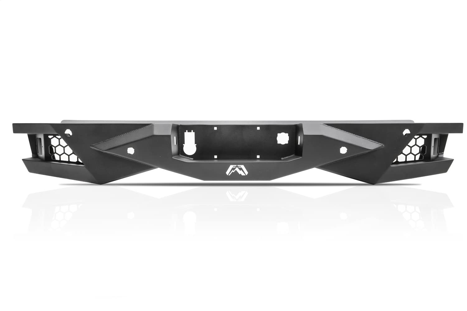 Fab Fours Vengeance CS19-E4052-B Full Width Raw Rear HD Bumper