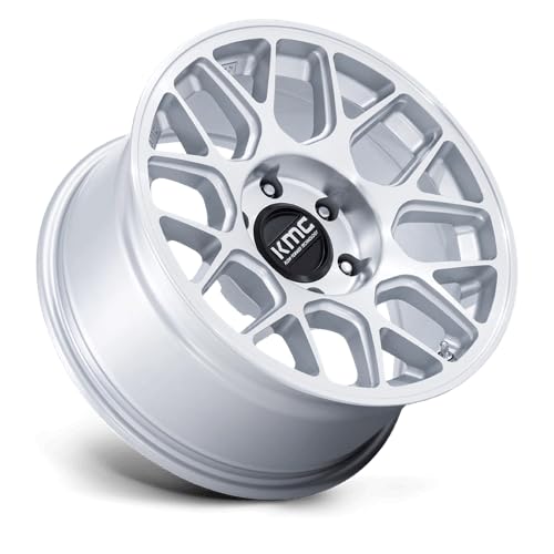 KMC Wheels 17X8.5 HATCHET 6X5.54.36 -10mm GLOSS SILVER W/ MACHINED FACE - KM730SD17856810N
