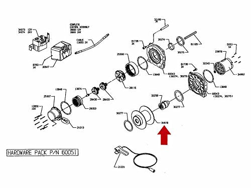 31619 WARN Drum 1600-LF