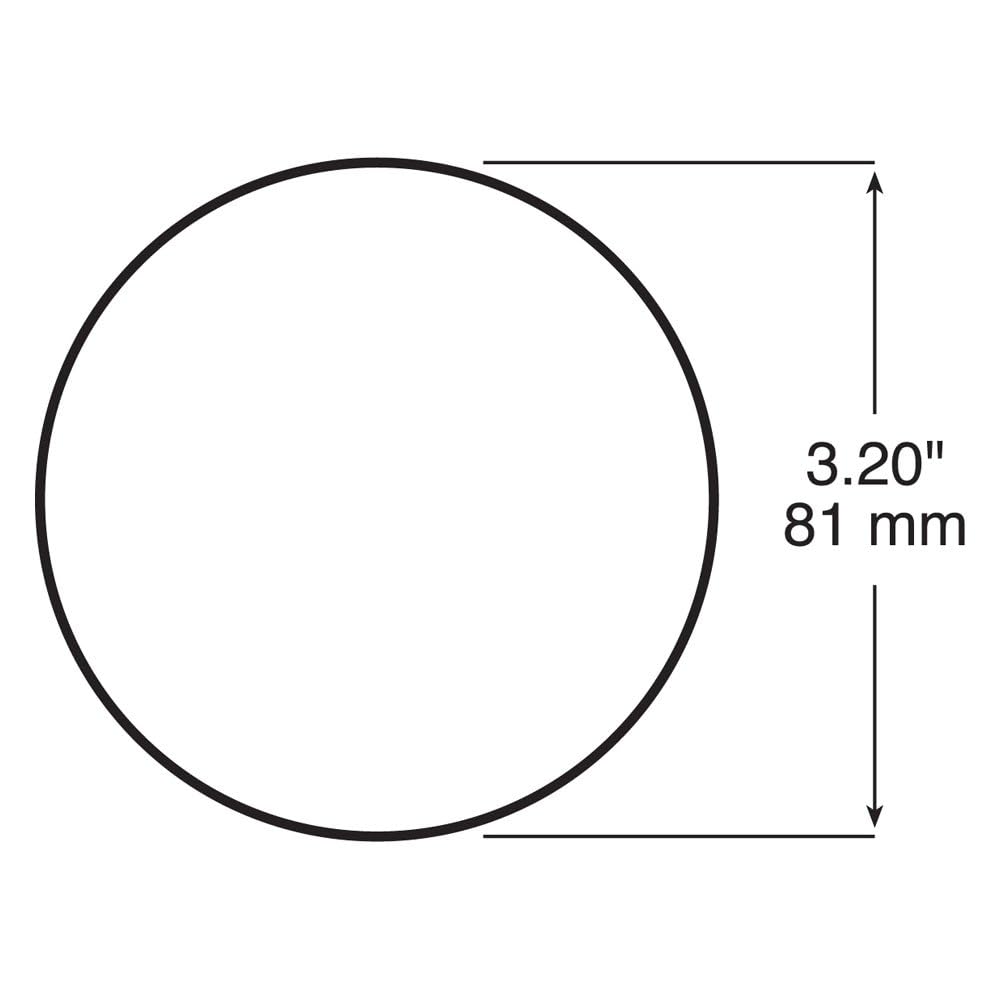 Round Peterson Manufacturing B475R Quick-Mount Reflector (4 Pack)