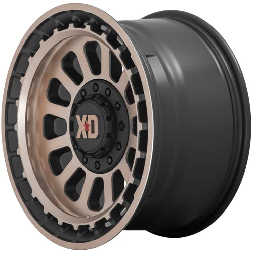 20x10 XD856 OMEGA, Bolt Pattern: 8x170/, Offset: -18, SATIN BLACK WITH BRONZE TINT, set of 1
