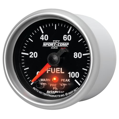 Auto Meter Sport-Comp 3671 PC Fuel Pressure Gauge