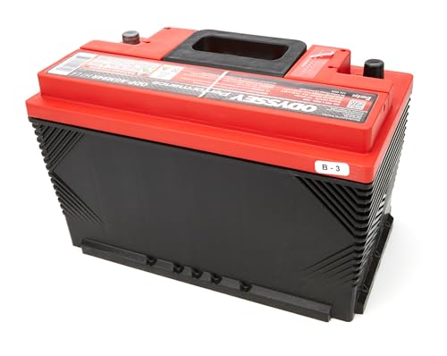 Performance Series Odyssey Battery, AGM, 12V, 850 Cranking amps, Top Post Terminals, 12.36 in L x 7.47 in H x 6.85 in W, Each