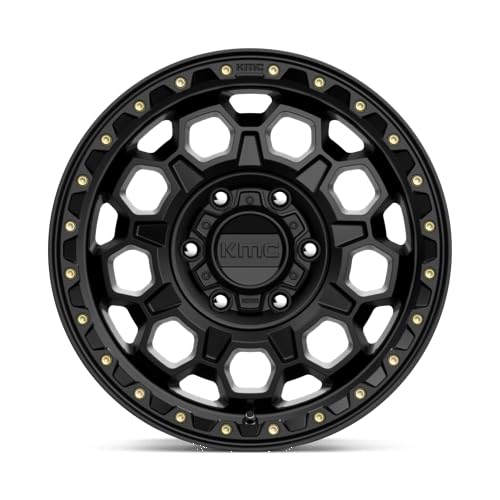 KMC 17X8 TREK 6X5.55.88 35mm SATIN BLACK - KM54578062735