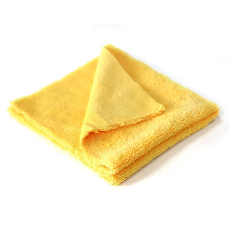 All-Purpose MaxShine Premium Microfiber Cleaning Towel - 16"x16"/40x40cm Yellow